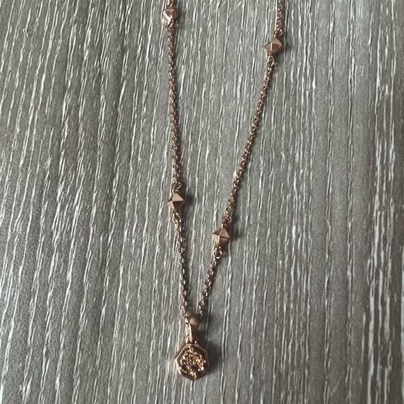 Kendra Scott Rose Gold Pendant Necklace - Picture 5 of 5
